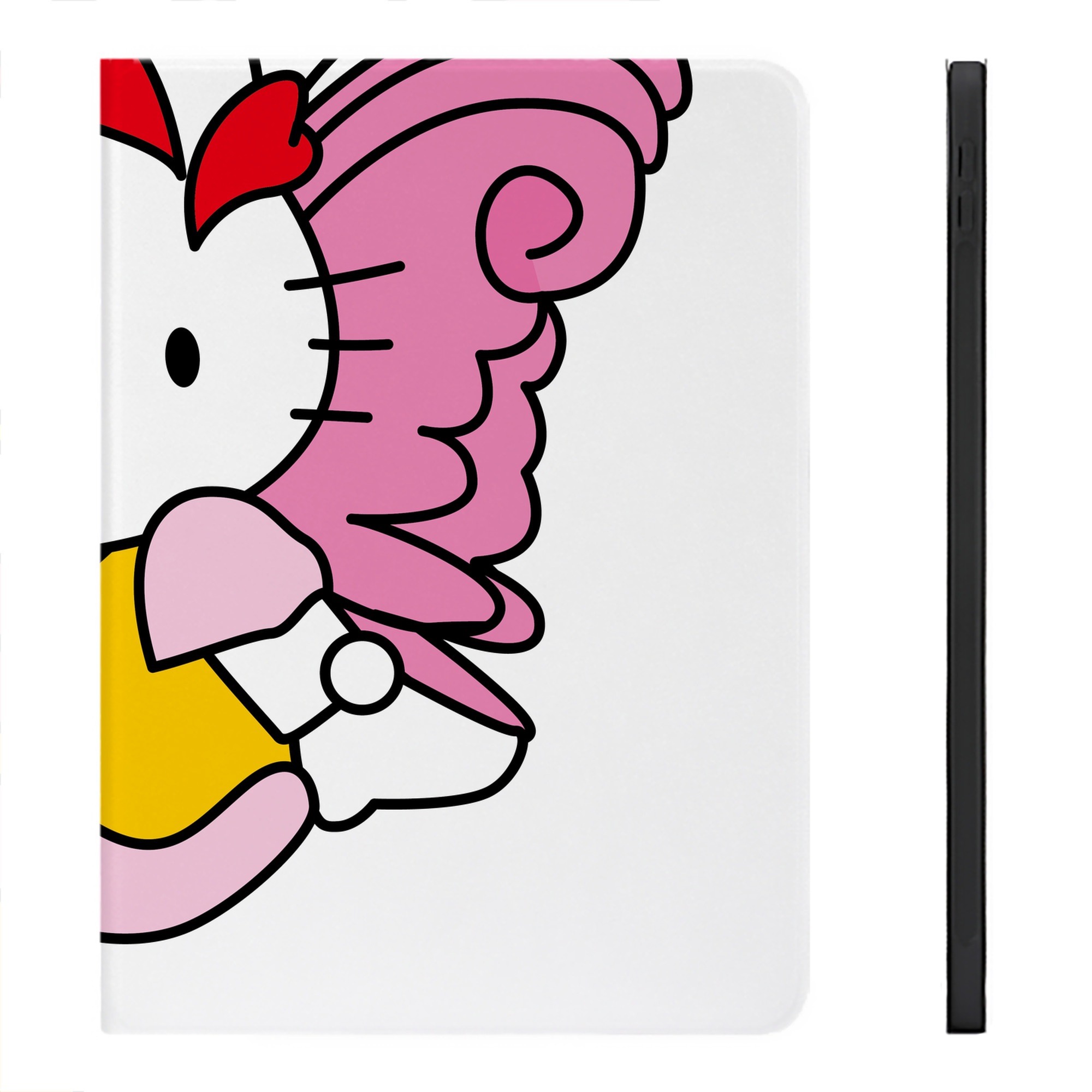 （画像用） Hello Kitty ハローキティ IPadケース ペンホルダー付き ブックスタイルデザイン